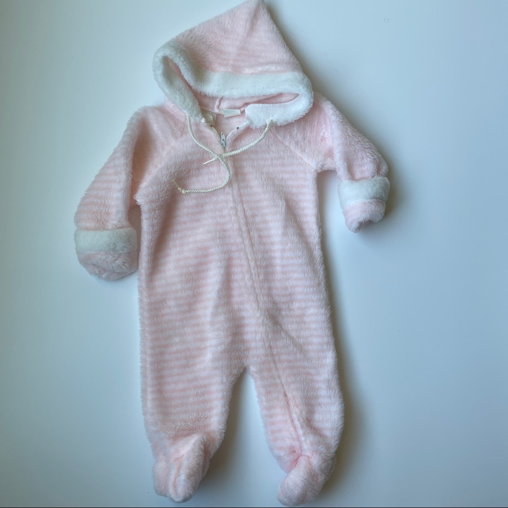 Vintage Sears infant fleece bunting